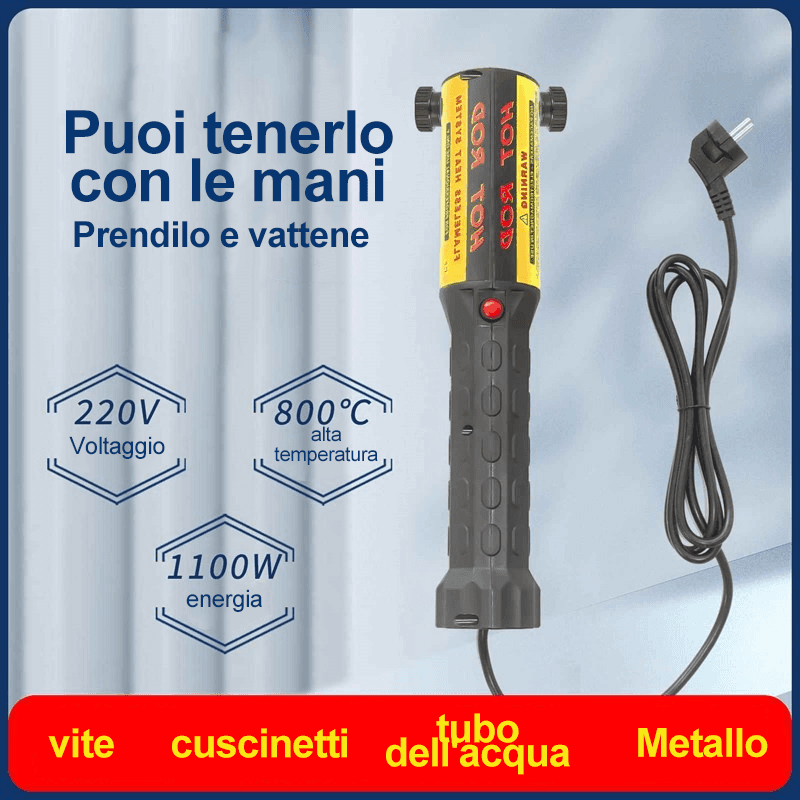 Kit riscaldatore a induzione magnetica Solary H7E, utensile a induzione termica per rompere bulloni da 1000 W e 110 V, riscaldatore per bulloni portatile senza fiamma per autoveicoli, per la rimozione di viti arrugginite (H7E con 3 bobine)